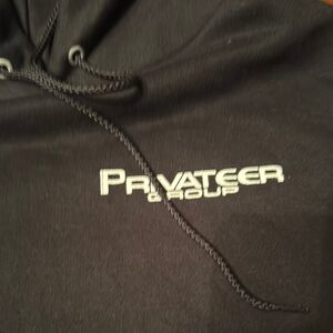Privateer Group Black Hoodie large new